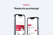 Mediline - Medical & Healthcare App, an UI Kit Template by Unpixel Design (Thumbnail 5 of 5)