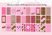 80 Template Pink Cheetah Instagram, a Social Media Template by The GG Shop (Thumbnail 2 of 7)