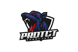 Protect Gaming Logo esport., a Branding & Logo Template by ModalTampang