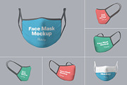Face Mask Mockups, a Mask Mockup by artimasa (Thumbnail 1 of 7)
