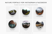 Nature Portals for Instagram & FB, a Social Media Template by Illumineer Media & Design (Thumbnail 4 of 13)