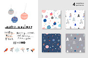 Christmas decorative set, a Decorative Illustration by Lera Efremova (Thumbnail 4 of 8)