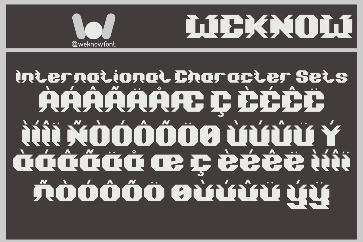 Space Station font, a Font by weknow (Photo 8 of 9)