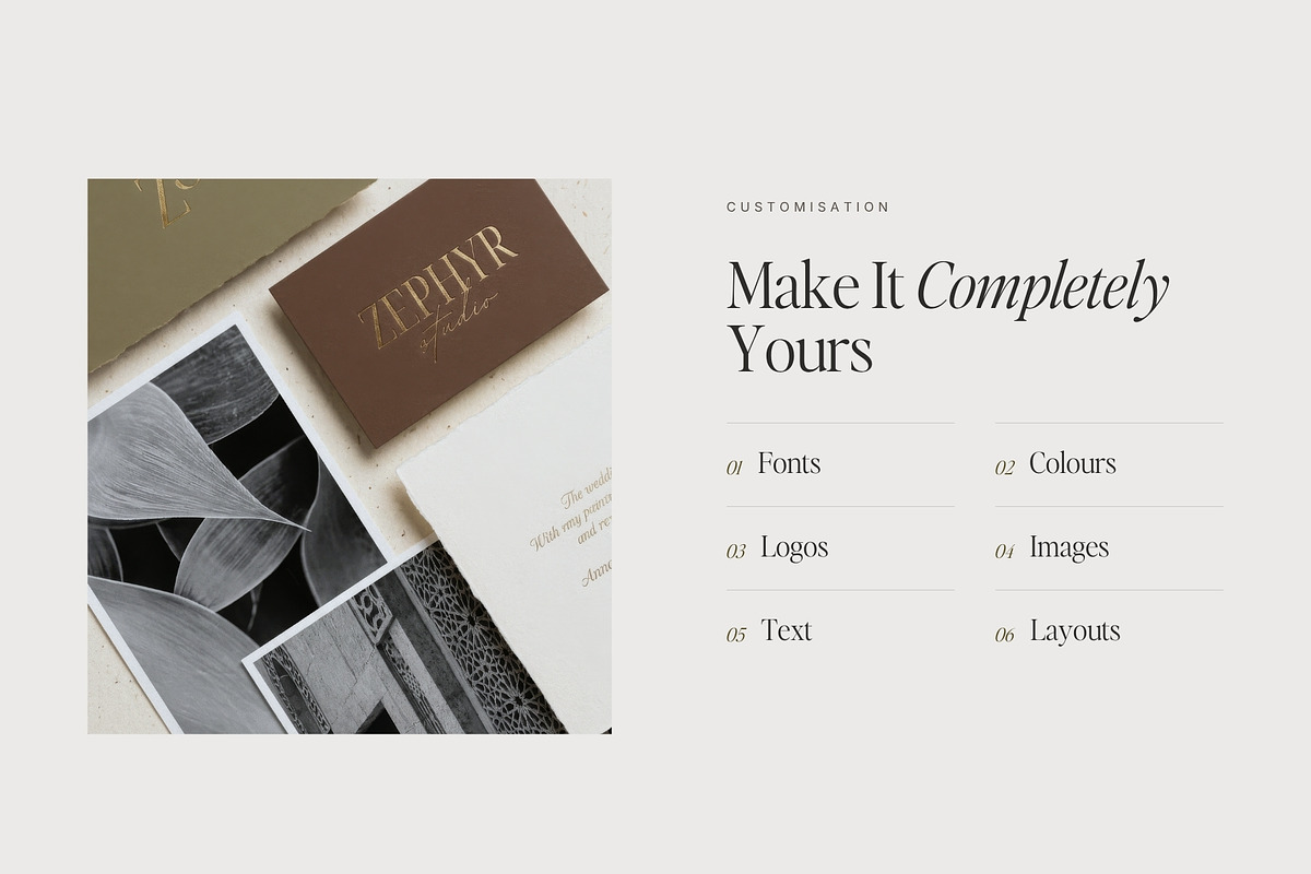 Zephyr Mini Brand Kit | Canva, a Branding & Logo Template by Adam and Grace (Photo 12 of 19)