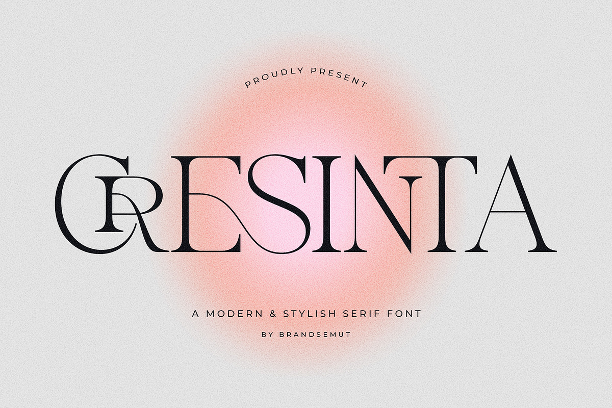 Cresinta – Modern & Stylish Serif, a Serif Font by BrandSemut (Photo 1 of 10)