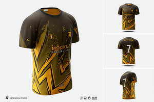 Soccer Jersey Mockup Set, a Shirt Mockup by Artnivora.Std