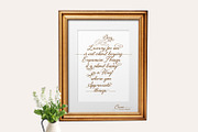 Luxuriougenics, a Script Font by Pollux of Geminorum (Thumbnail 4 of 12)