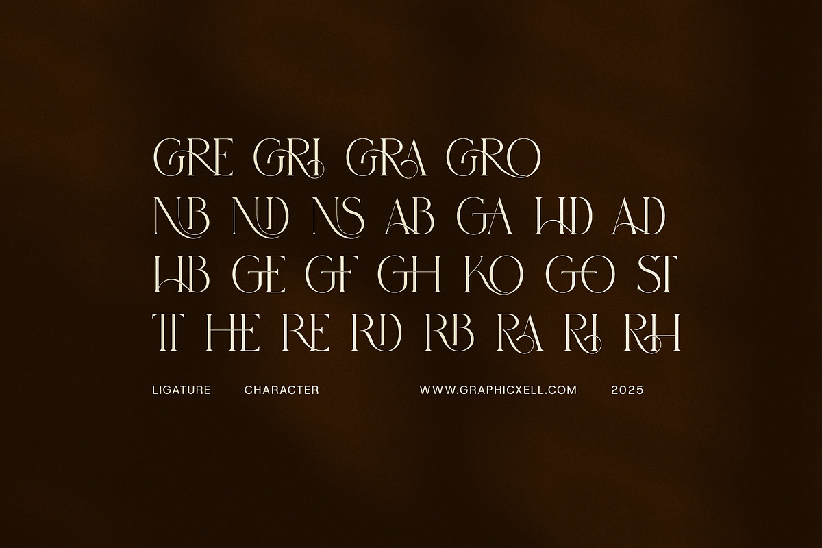 Gandis Elegant Serif Font, a Serif Font by Elegant Font (Photo 8 of 8)