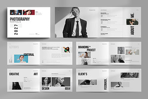 Photography Portfolio Landscape, a Brochure Template by NorthPeak