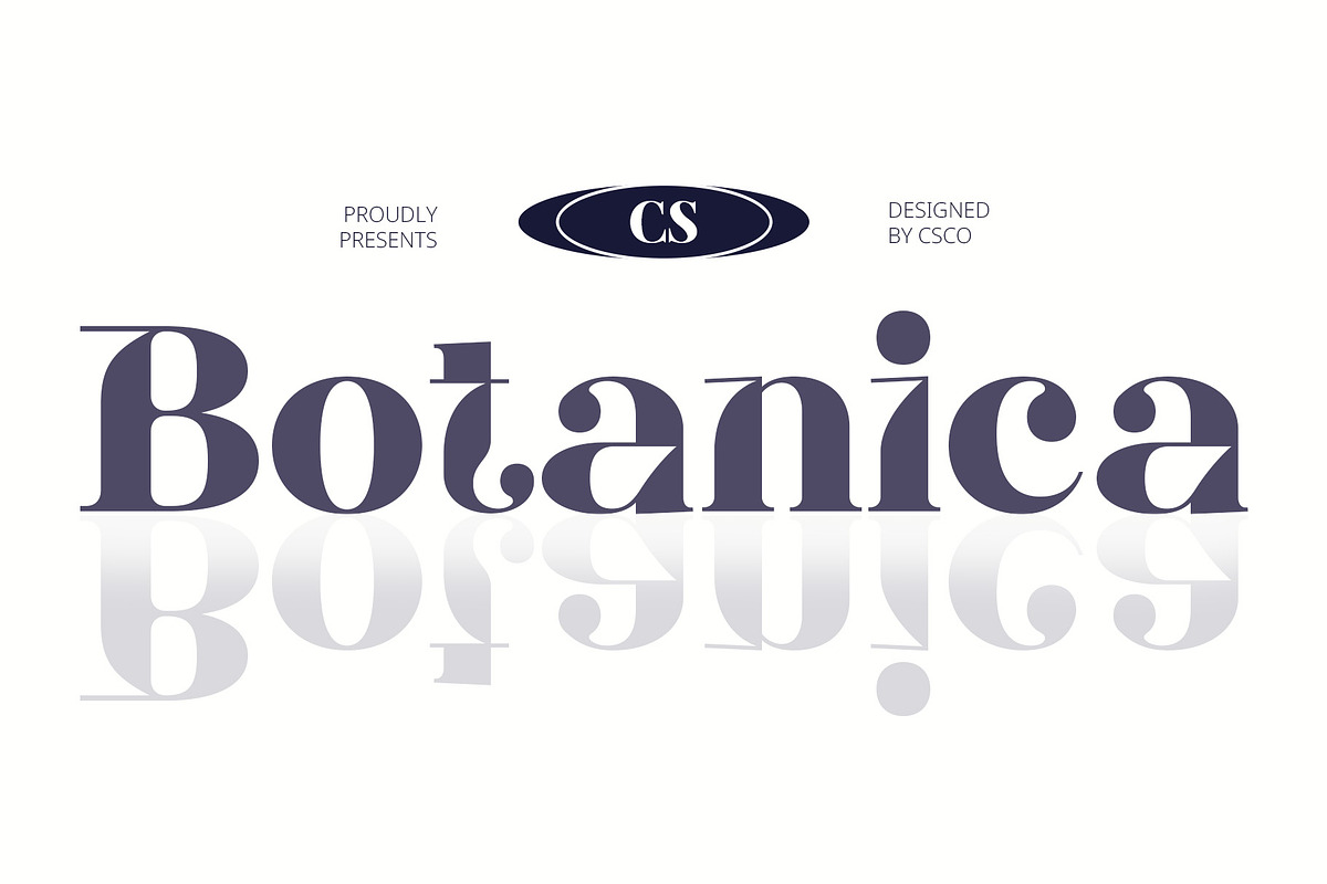 CS Botanica – Elegant Font, a Serif Font by Craft Supply Co. (Photo 1 of 8)