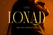 Lonad Elegant Serif Display Font, a Serif Font by Graphicxell (Thumbnail 1 of 8)