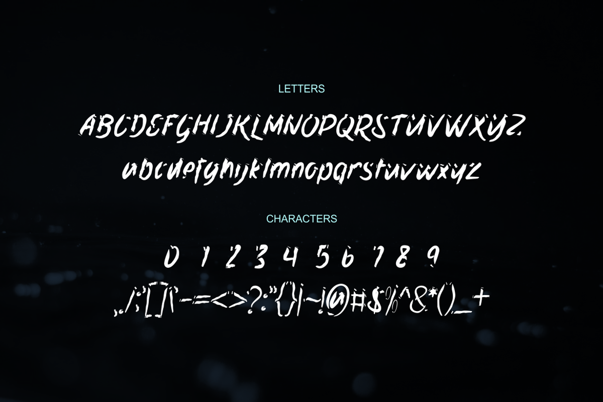Rushfix - Font, a Handwritten Font by artchiles_design (Photo 4 of 5)