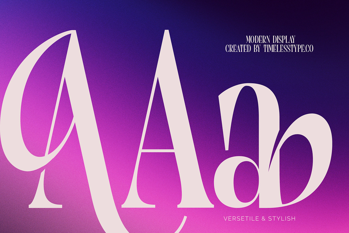 Begosta Modern Display Serif, a Serif Font by timelesstype.co (Photo 10 of 20)