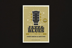 Jazz & Blues Music Flyer