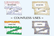 Confetti Brushes, a Brush Add-On by Blue Line Design (Thumbnail 2 of 6)