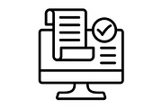 Screen Line Icon, an Icon by Pexelpy (Thumbnail 1 of 2)