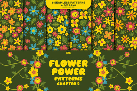Flower Power Seamless Pattern Ch. 2