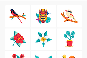 Animated Tropical Icon Set, a Duotone Icon by Prosymbols (Thumbnail 6 of 14)