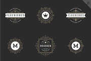 15 ornaments logos & monograms, a Branding & Logo Template by Vasya Kobelev (Thumbnail 3 of 7)