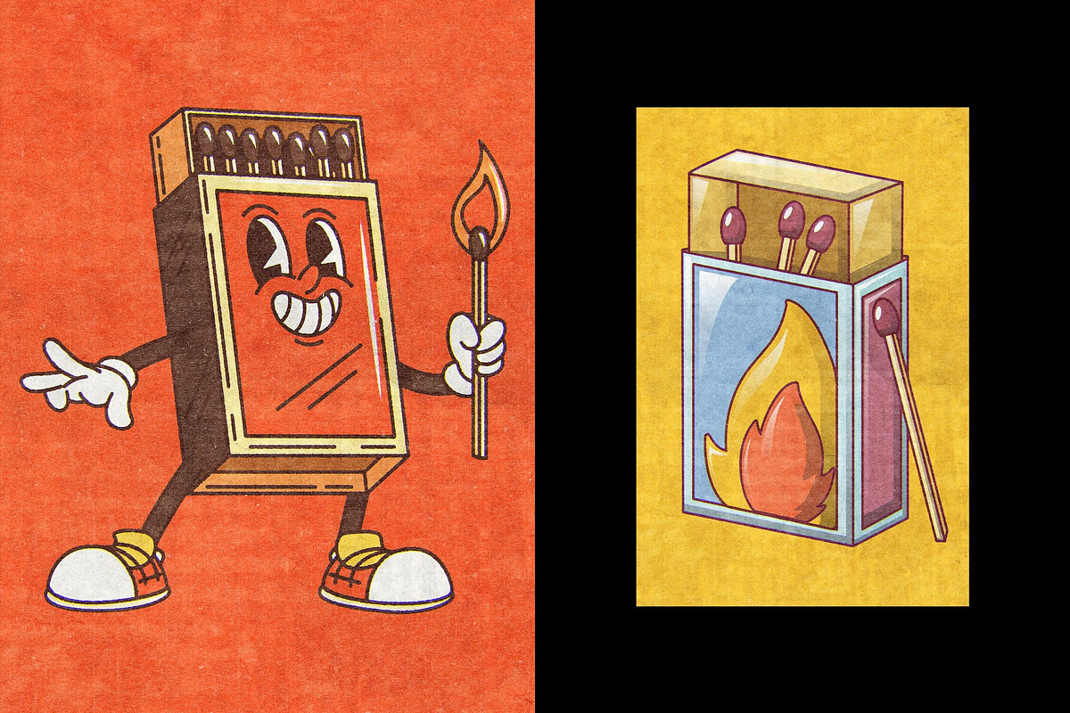 Authentic Matchbook Design Template, a Layer Style Add-On by Design Squad (Photo 2 of 7)