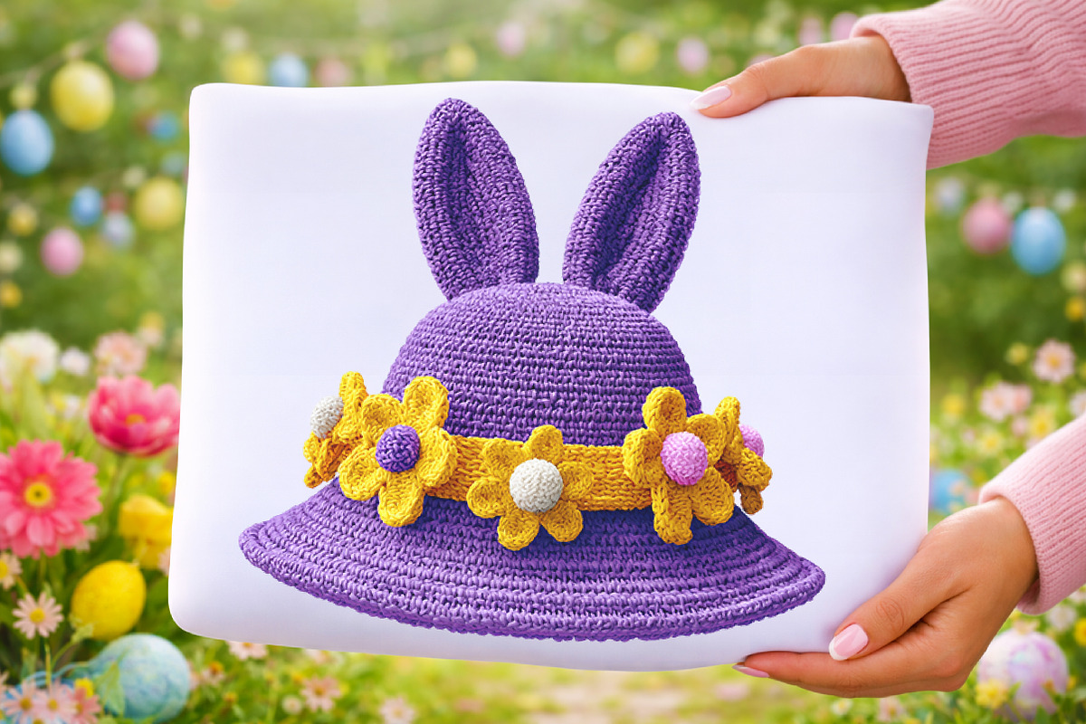Easter Faux Crochet PNG Bundle, a Texture Illustration by RobertsArt (Photo 7 of 9)