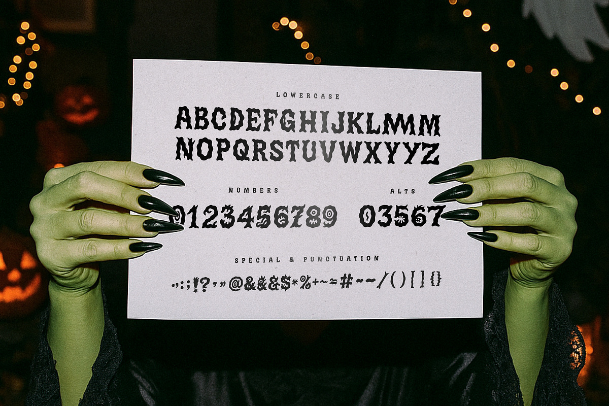 Psycho Slime | Halloween Font, a Sans Serif Font by Ckybe's Corner (Photo 6 of 8)