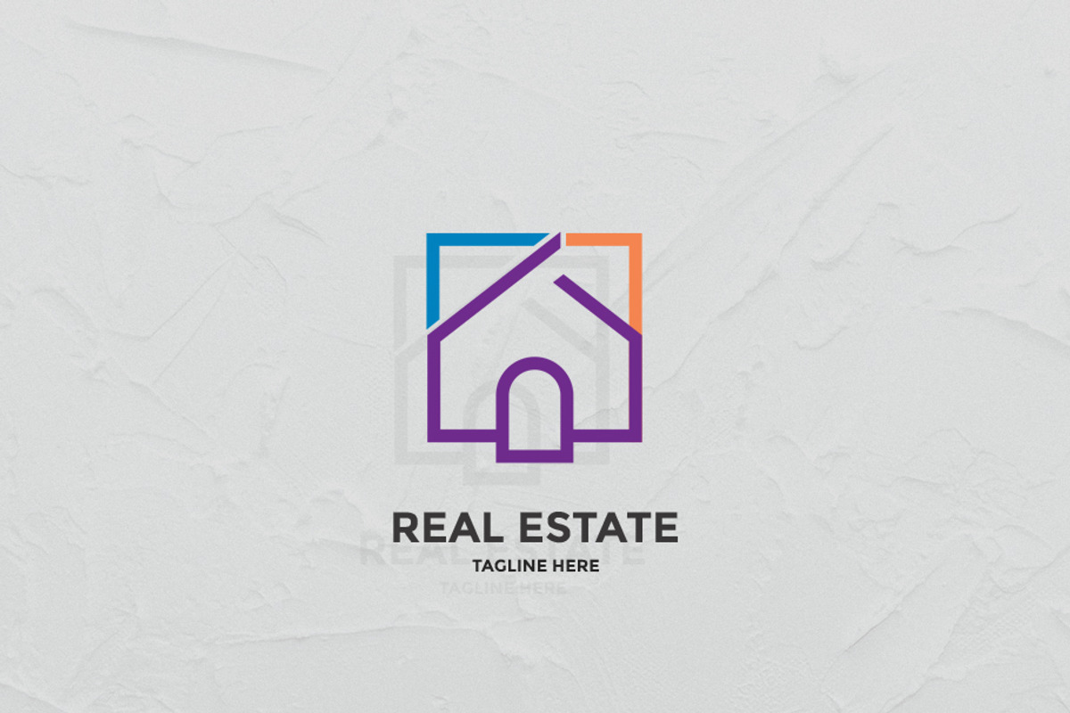 premium real estate logo, a Branding & Logo Template by design_mong