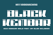 Black Kembar, a Serif Font by alon kelakon (Thumbnail 1 of 5)