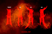 Domenvidel Blackmetal Font, a Blackletter Font by madeDeduk (Thumbnail 7 of 10)