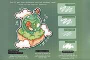 My Go-To Sticker Outliner Brushes, a Brush Add-On by TheDoodleSweets (Thumbnail 3 of 4)