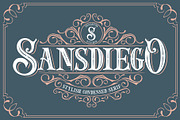 Sansdiego, a Serif Font by Sealoung (Thumbnail 1 of 11)