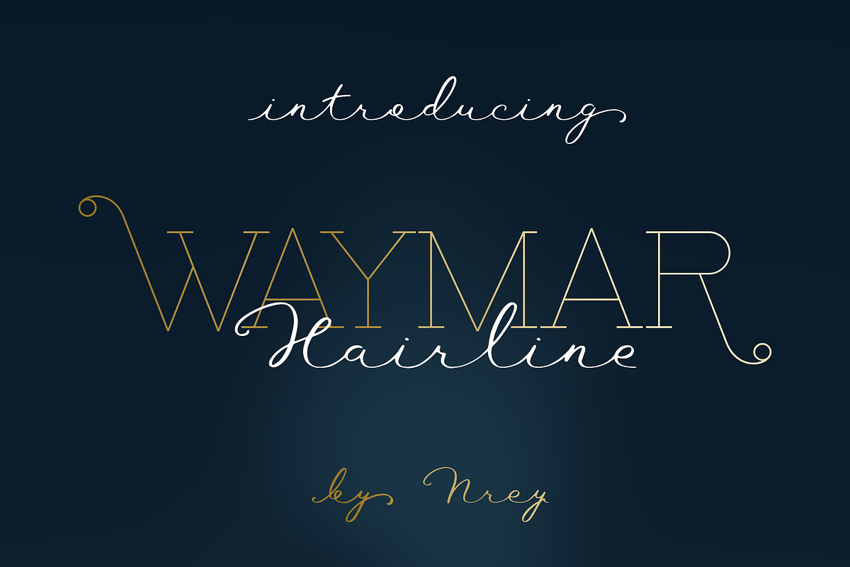 Waymar Hairline, a Serif Font by NREY (Photo 8 of 8)