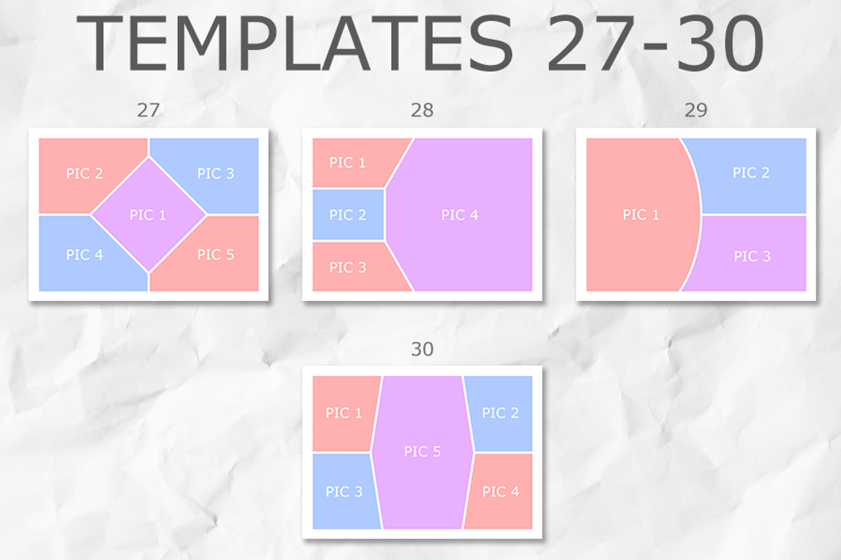 Photography Templates Photo Collage, a Card Template by Supremer Studio (Photo 5 of 6)