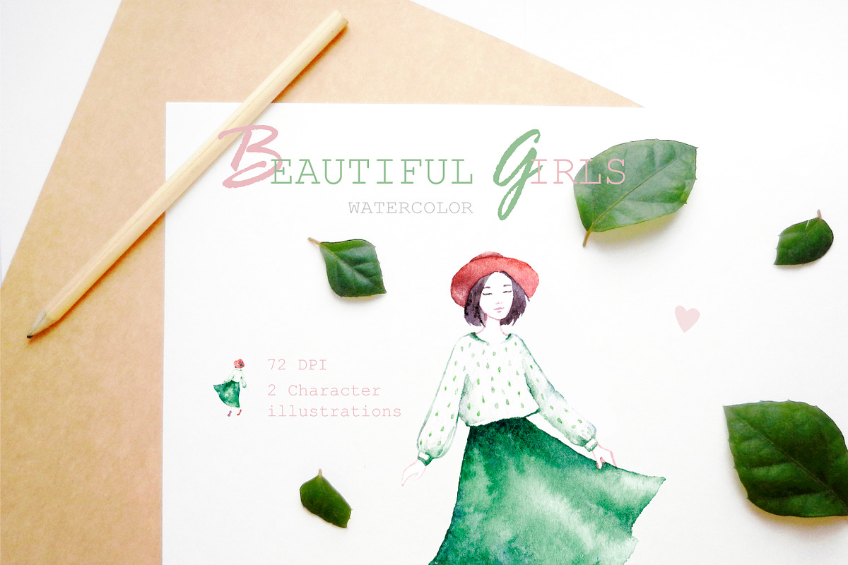 Beautiful girls, an Illustration by Knysh Ksenya (Photo 1 of 7)