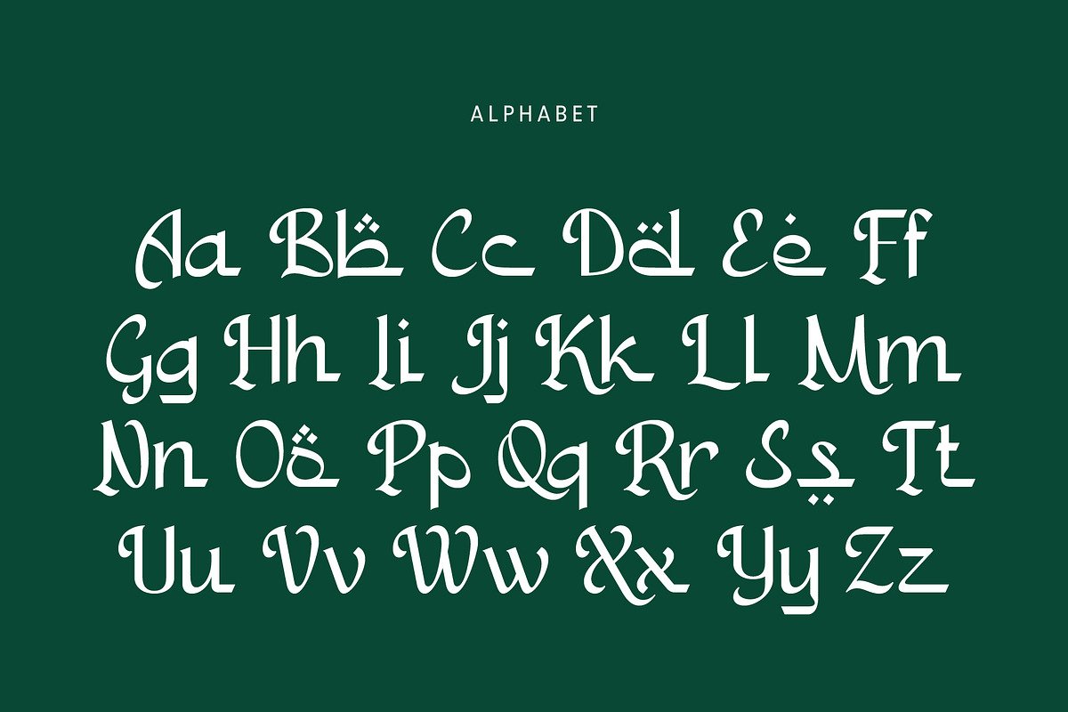 Rabiyah - Arabic Style Font, a Script Font by Pikgura (Photo 2 of 6)