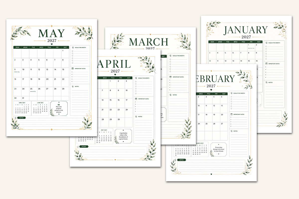 2027 Product Launch Planner, a Stationery Template by Designmela01 (Photo 3 of 5)