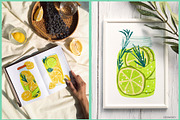 Limes and Lemons Illustrations, a Food Illustration by GVGraphics (Thumbnail 5 of 7)