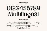 BAGME Stylish Display Font, a Sans Serif Font by Typebae (Thumbnail 8 of 8)