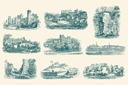 Vintage Landscape Illustrations, an Illustration by Graphic Goods (Thumbnail 4 of 18)