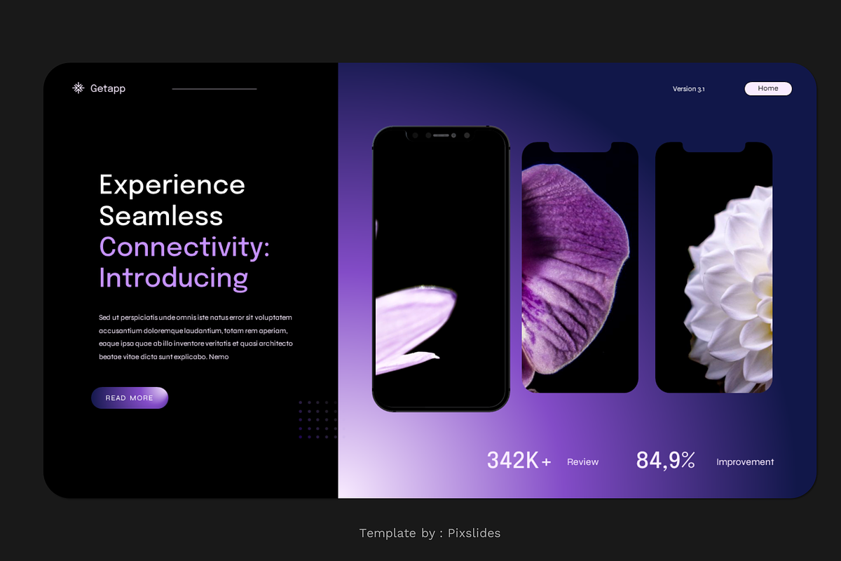 App Promo PowerPoint, a Presentation Template by Pixslides (Photo 5 of 7)