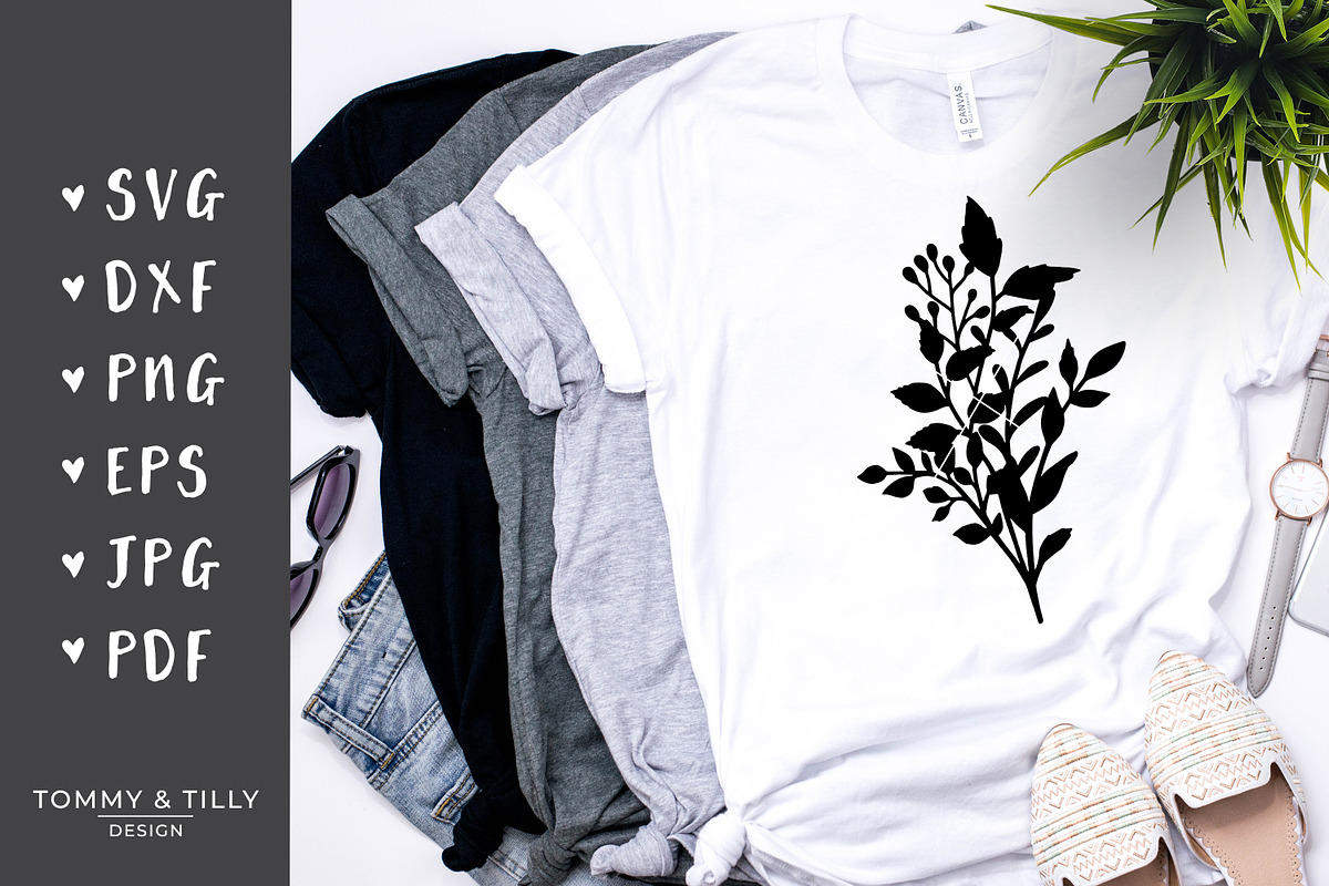 Floral Overlay - Vector Clipart, an Object Graphic by Tommy & Tilly Design (Photo 5 of 6)