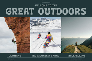 Trailbum National Park Font