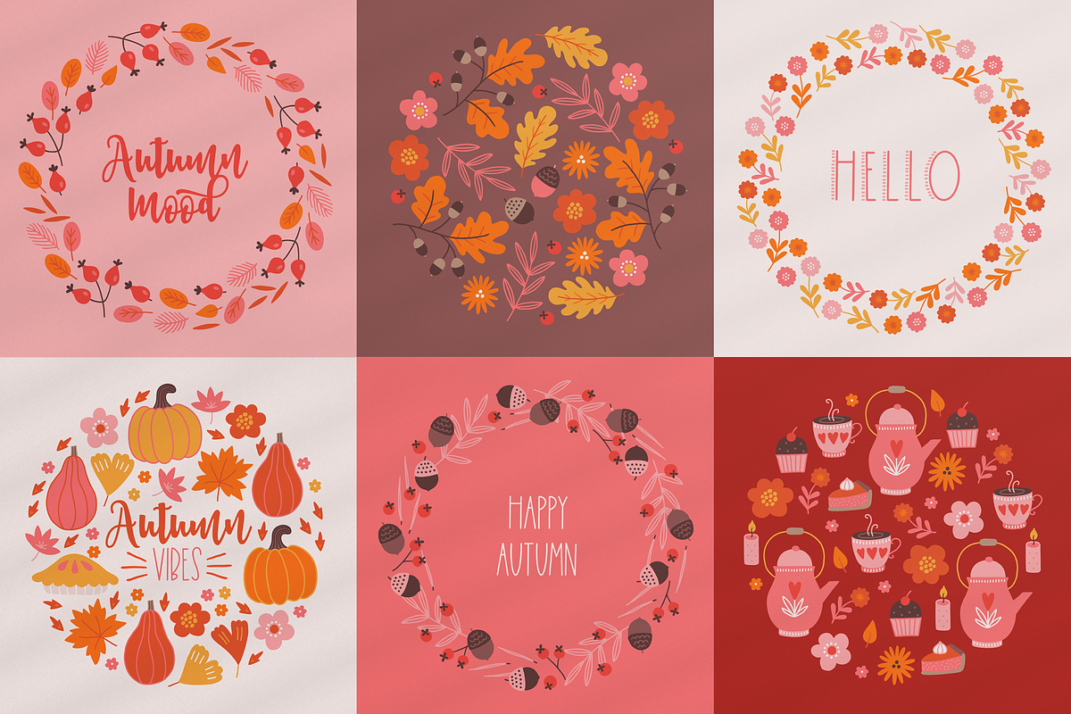 Autumn Time Kit, a Seasonal Illustration by miumiu (Photo 12 of 16)