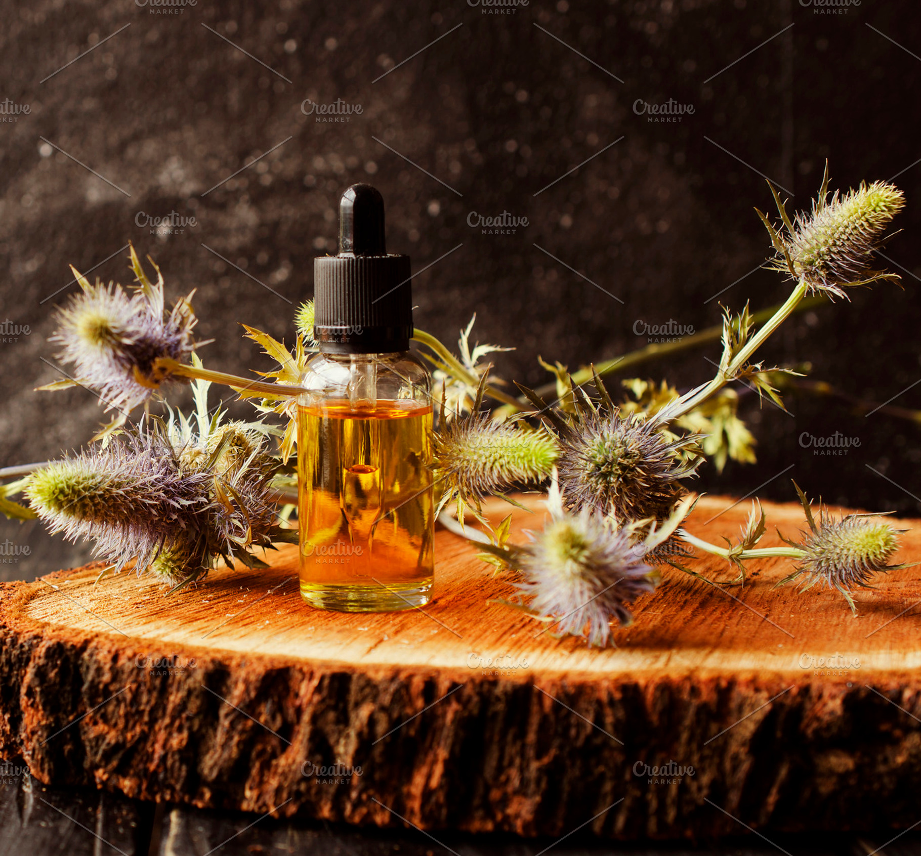 Jar of burdock oil spa selective focus space for text stock photo containing, a Beauty & Fashion Photo by Wild Drago Shop