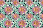 Beautiful flowers, a Pattern Graphic by alexandra.dzh (Thumbnail 8 of 9)