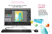Still Life with Cat - poster creator, an Illustration by Zooza Art (Thumbnail 3 of 10)