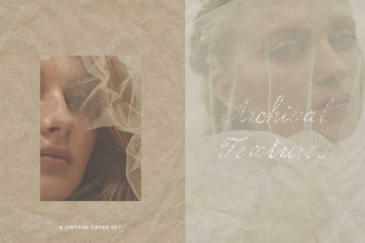 Soft Vellum Floral Paper Textures, a Background Graphic by Laras Wonderland (Photo 6 of 11)