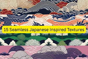 Japanese Seamless Pattern Bundle
