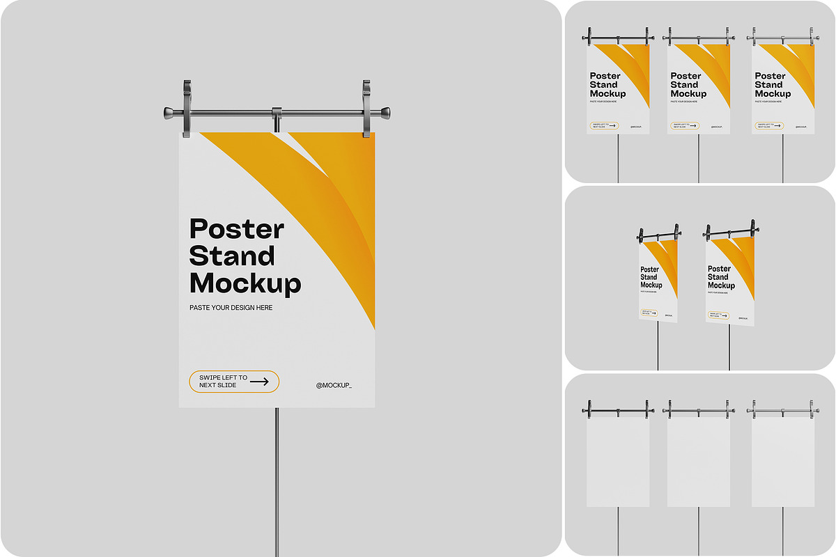 Stand Poster Mockup, a Product Mockup by AnasStudio (Photo 1 of 4)