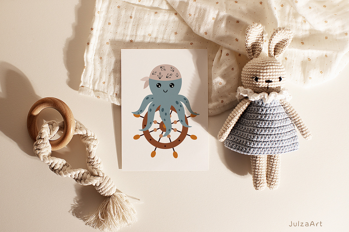 Pirate animal clipart, an Animal Illustration by JulzaArt (Photo 5 of 7)